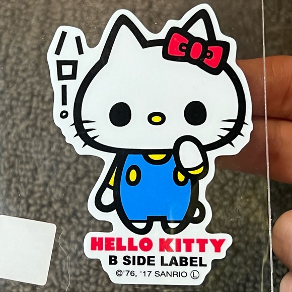 Hello Kitty B-Side Label Sticker Water & UV Ray Protected Official Sanrio Kawaii - Picture 4 of 5